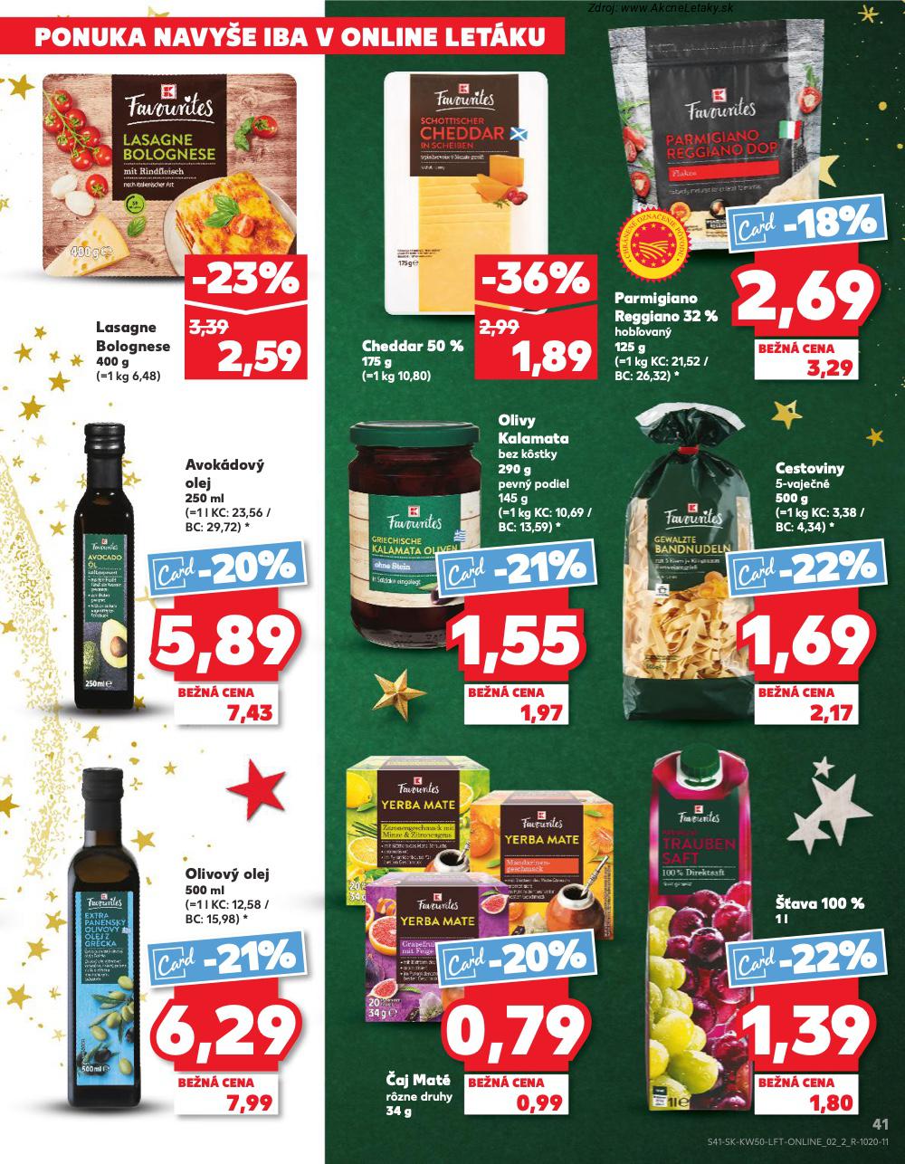 Leták Kaufland (11. 12. - 17. 12. 2025) - strana 41 z 78