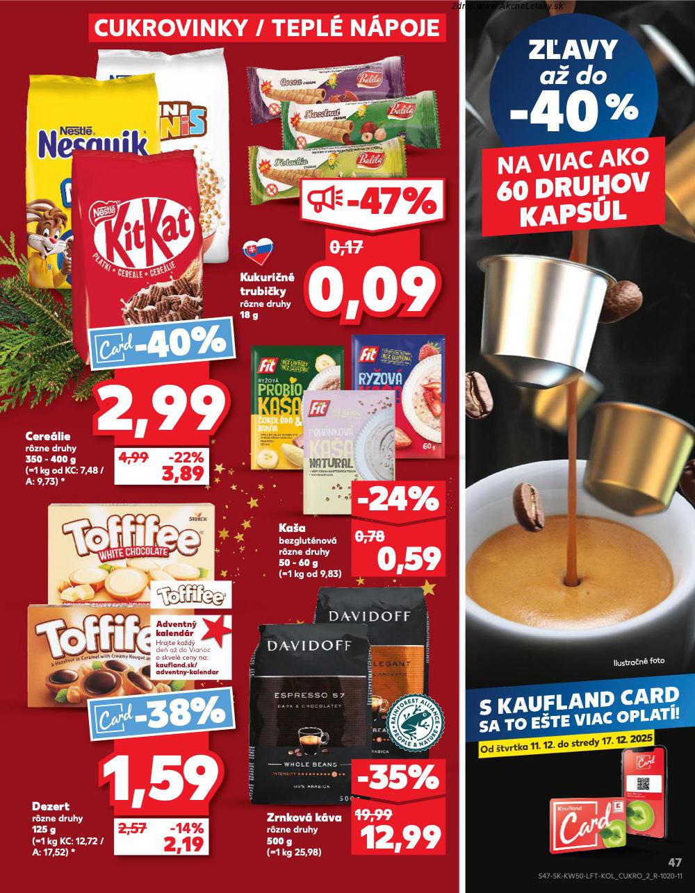 Leták Kaufland (11. 12. - 17. 12. 2025) - strana 47 z 78