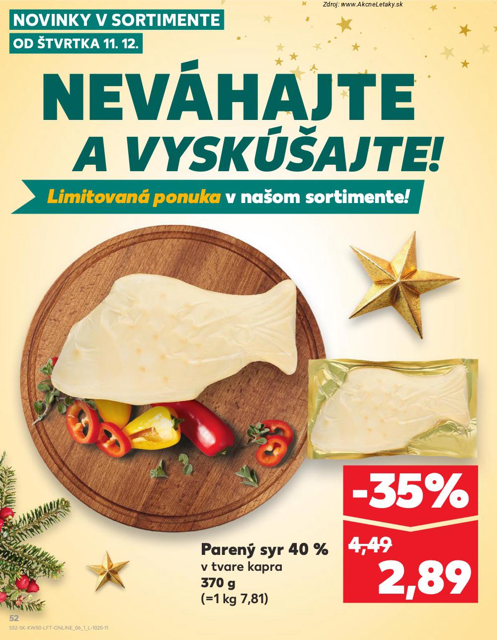 Leták Kaufland (11. 12. - 17. 12. 2025) - strana 52 z 78