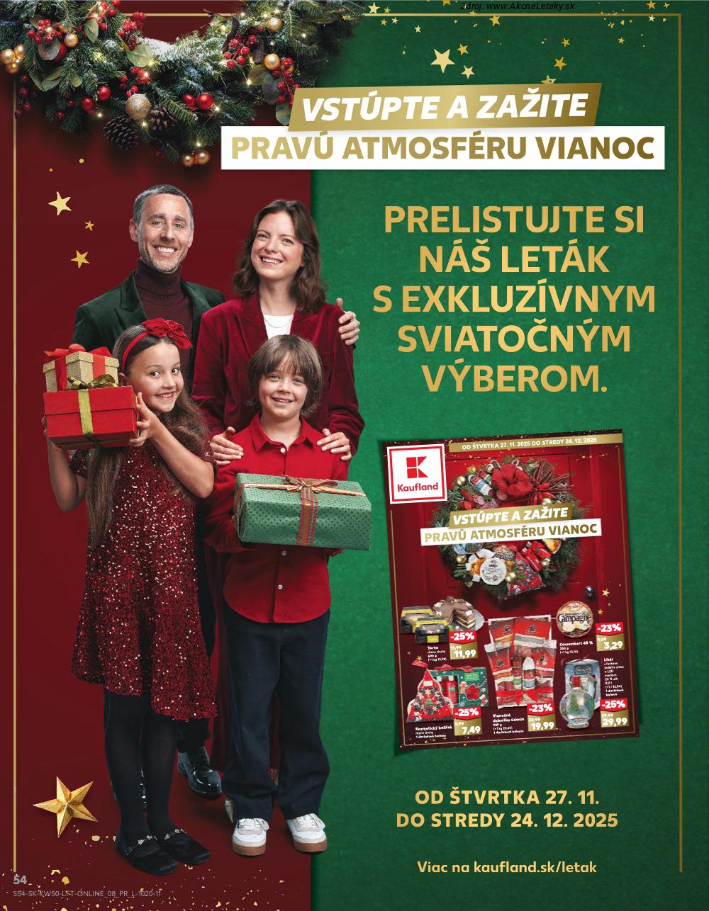 Leták Kaufland (11. 12. - 17. 12. 2025) - strana 54 z 78