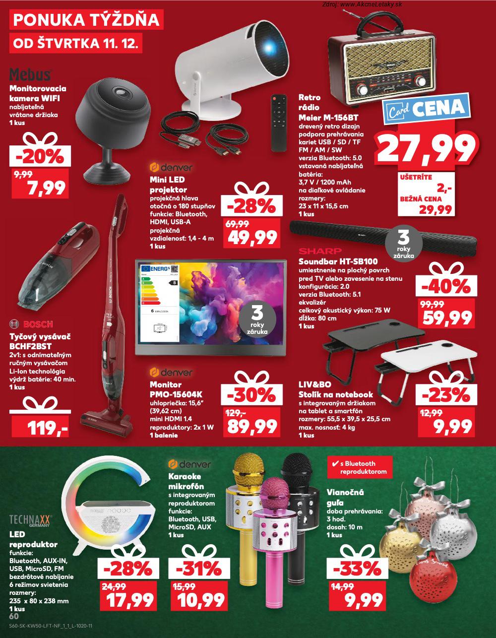 Leták Kaufland (11. 12. - 17. 12. 2025) - strana 60 z 78