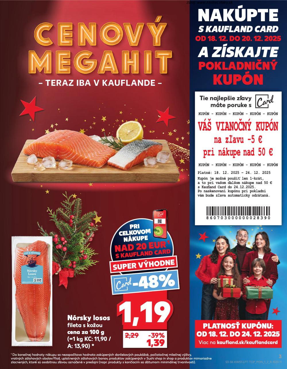 Leták Kaufland (18. 12. - 24. 12. 2025) - strana 3 z 78