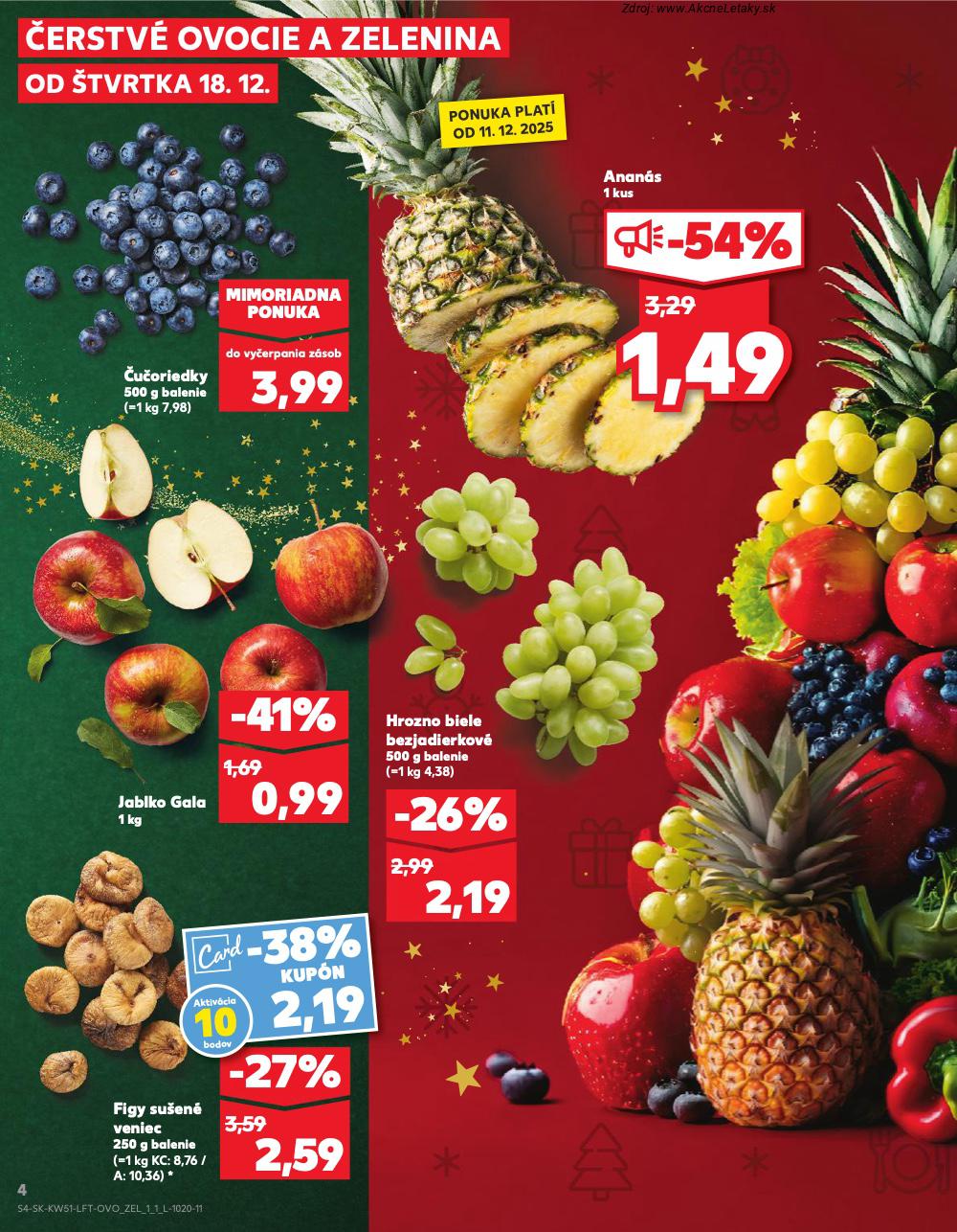 Leták Kaufland (18. 12. - 24. 12. 2025) - strana 4 z 78