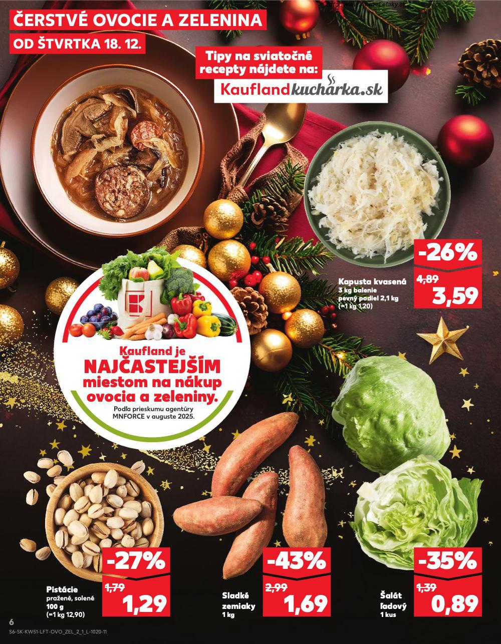 Leták Kaufland (18. 12. - 24. 12. 2025) - strana 6 z 78