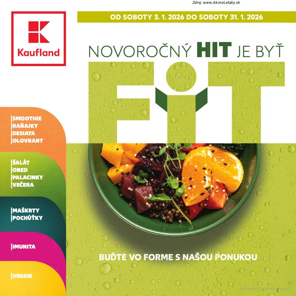 Leták Kaufland (3. 1. - 31. 1. 2026) - strana 1 z 42