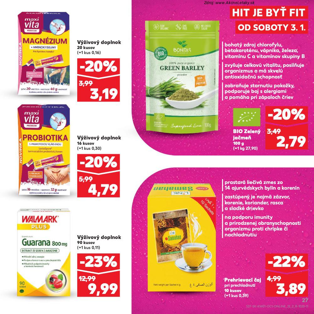 Leták Kaufland (3. 1. - 31. 1. 2026) - strana 27 z 42