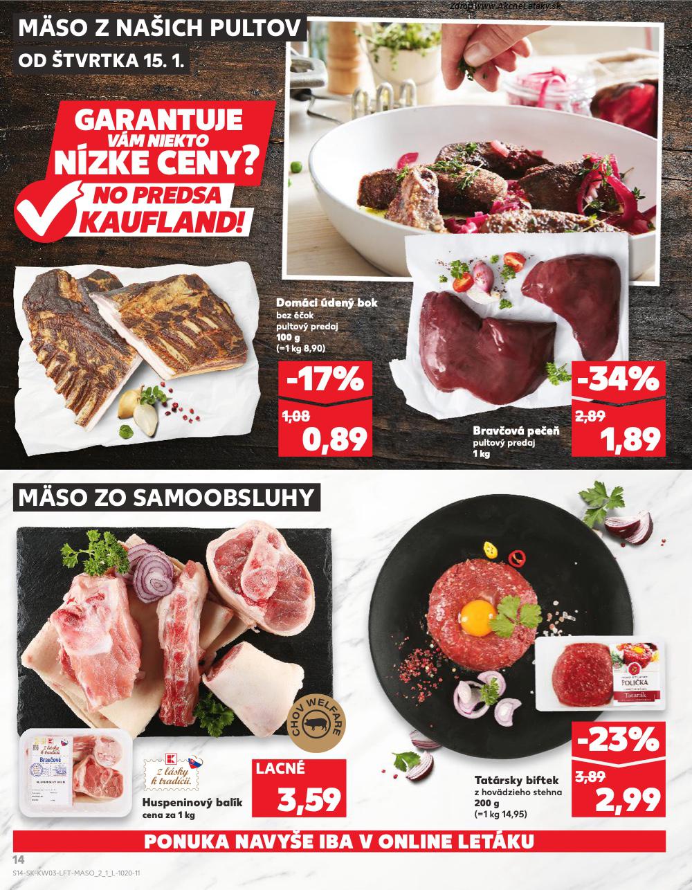 Leták Kaufland (15. 1. - 21. 1. 2026) - strana 14 z 78