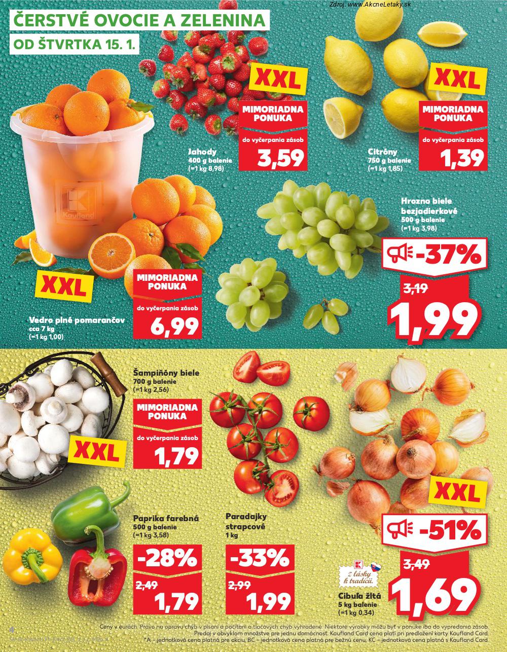 Leták Kaufland (15. 1. - 21. 1. 2026) - strana 4 z 78