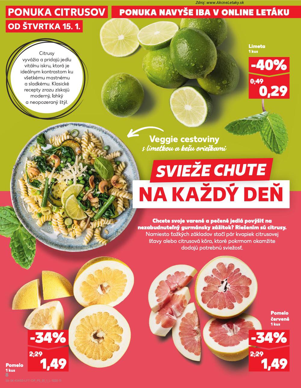 Leták Kaufland (15. 1. - 21. 1. 2026) - strana 8 z 78