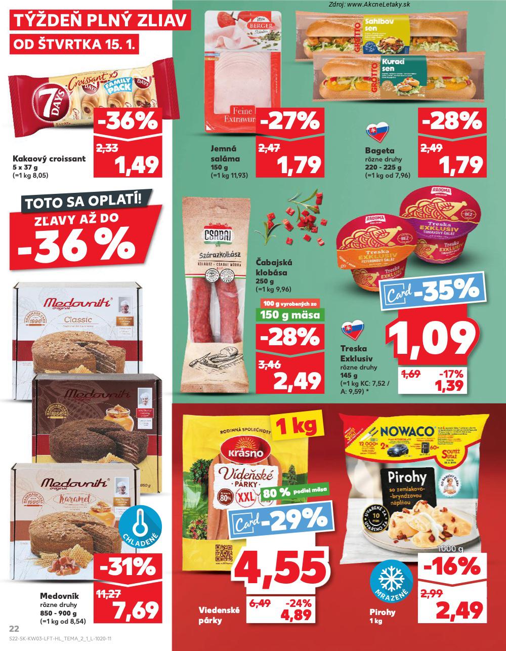 Leták Kaufland (15. 1. - 21. 1. 2026) - strana 22 z 78