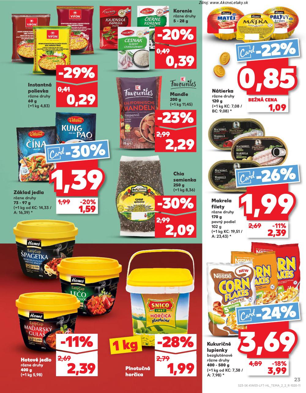 Leták Kaufland (15. 1. - 21. 1. 2026) - strana 23 z 78