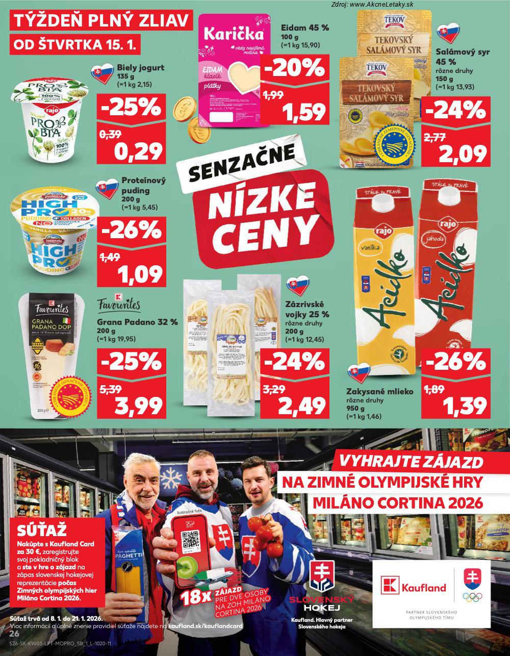 Leták Kaufland (15. 1. - 21. 1. 2026) - strana 26 z 78