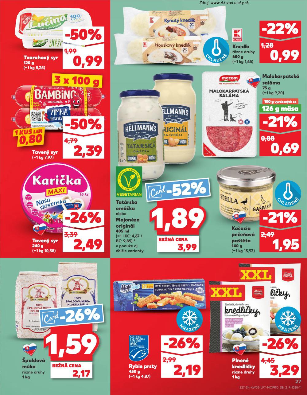 Leták Kaufland (15. 1. - 21. 1. 2026) - strana 27 z 78