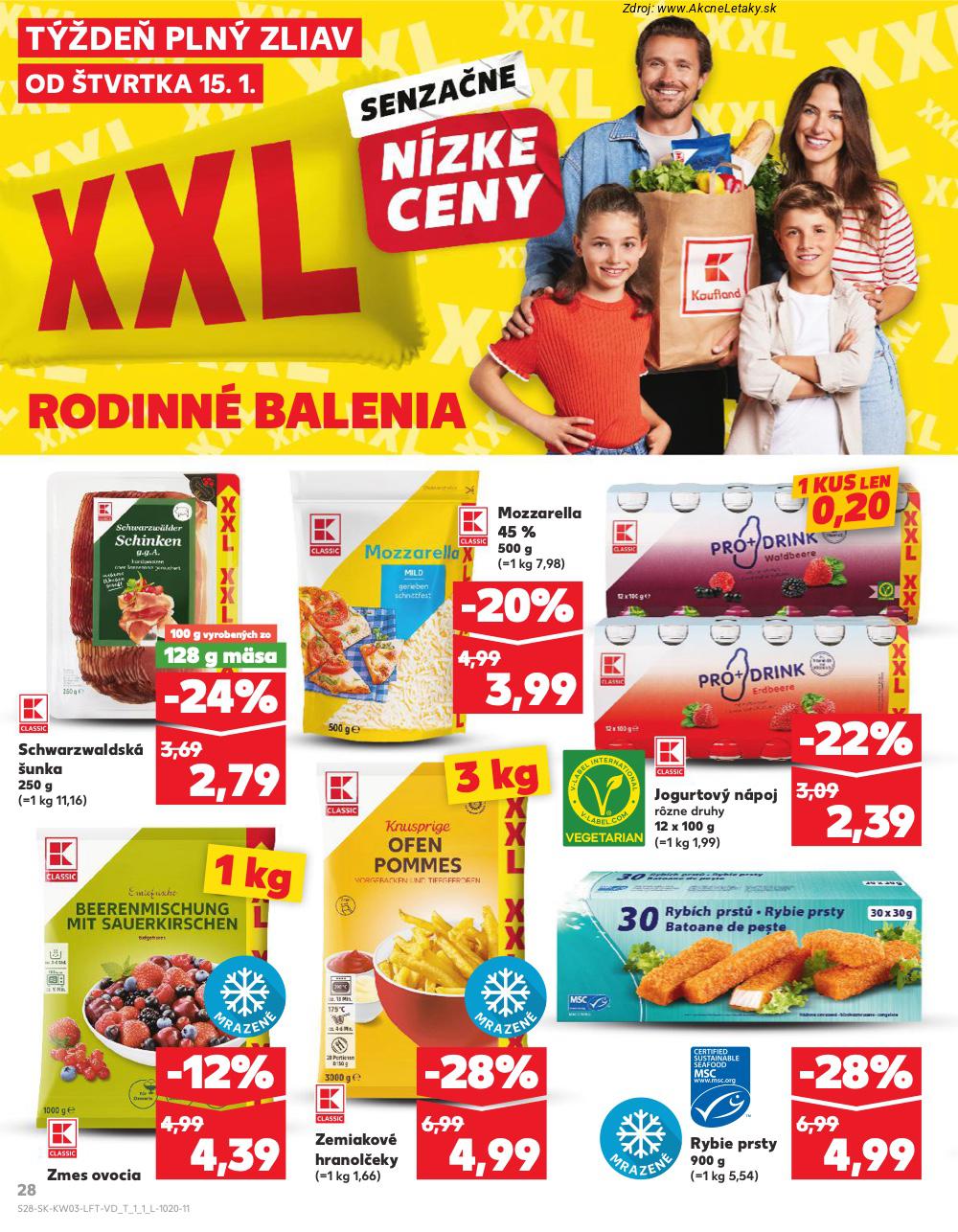 Leták Kaufland (15. 1. - 21. 1. 2026) - strana 28 z 78