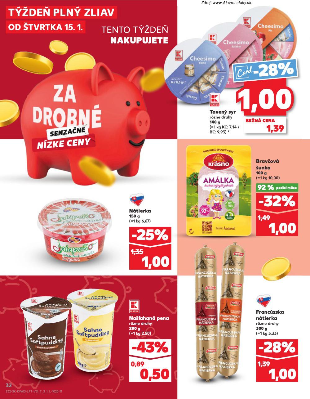 Leták Kaufland (15. 1. - 21. 1. 2026) - strana 32 z 78