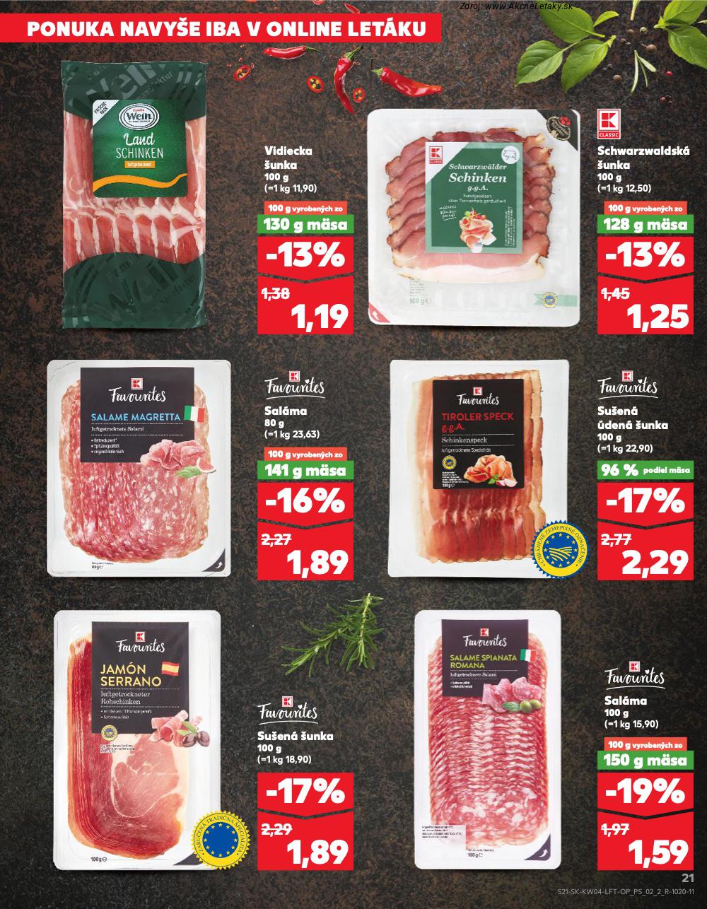Leták Kaufland (22. 1. - 28. 1. 2026) - strana 21 z 78