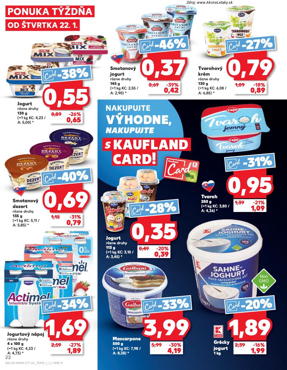 Leták Kaufland (22. 1. - 28. 1. 2026) - strana 22 z 78