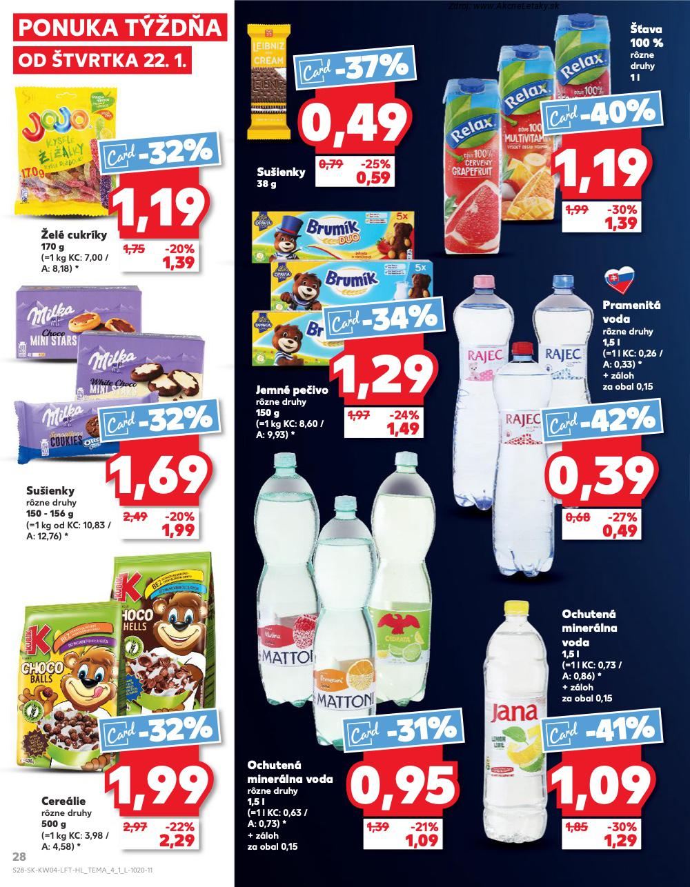 Leták Kaufland (22. 1. - 28. 1. 2026) - strana 28 z 78