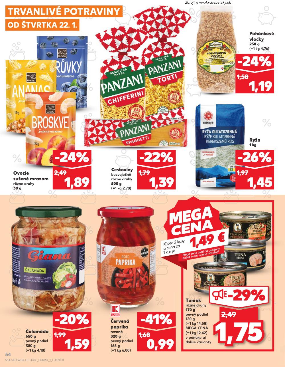 Leták Kaufland (22. 1. - 28. 1. 2026) - strana 54 z 78
