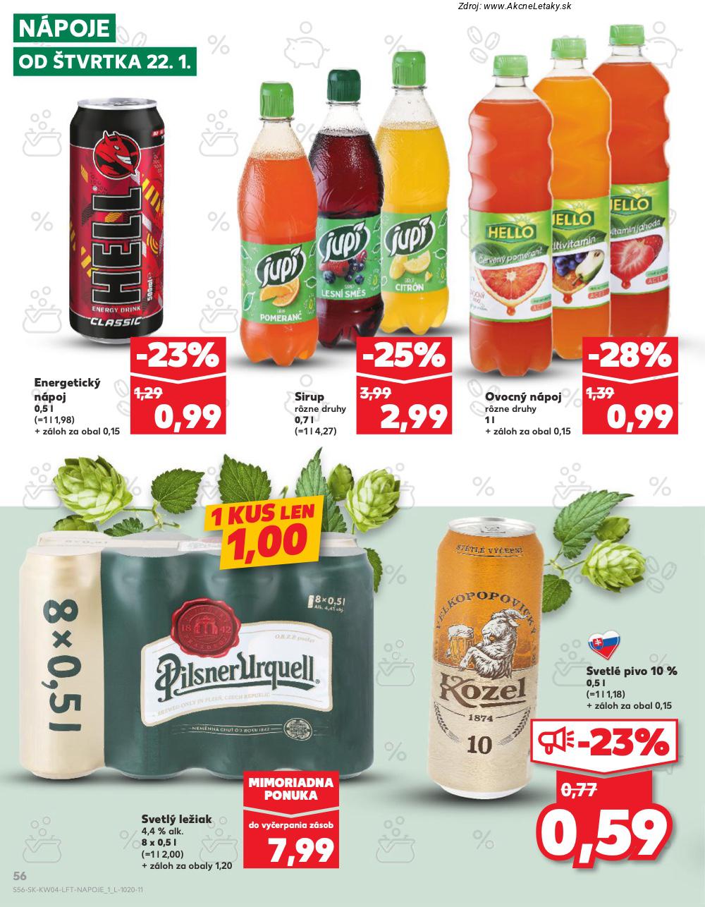 Leták Kaufland (22. 1. - 28. 1. 2026) - strana 56 z 78