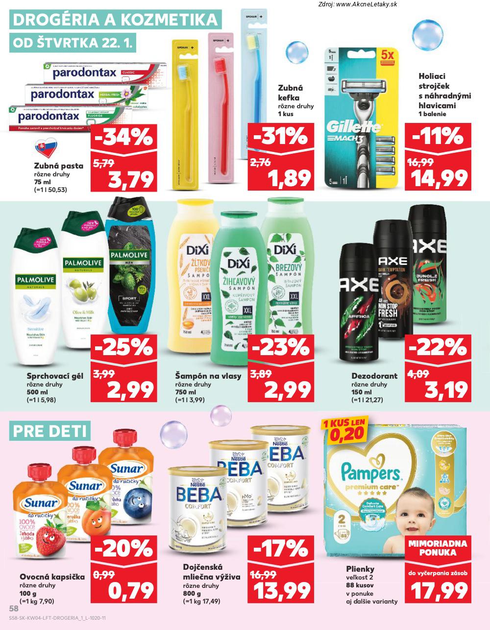 Leták Kaufland (22. 1. - 28. 1. 2026) - strana 58 z 78
