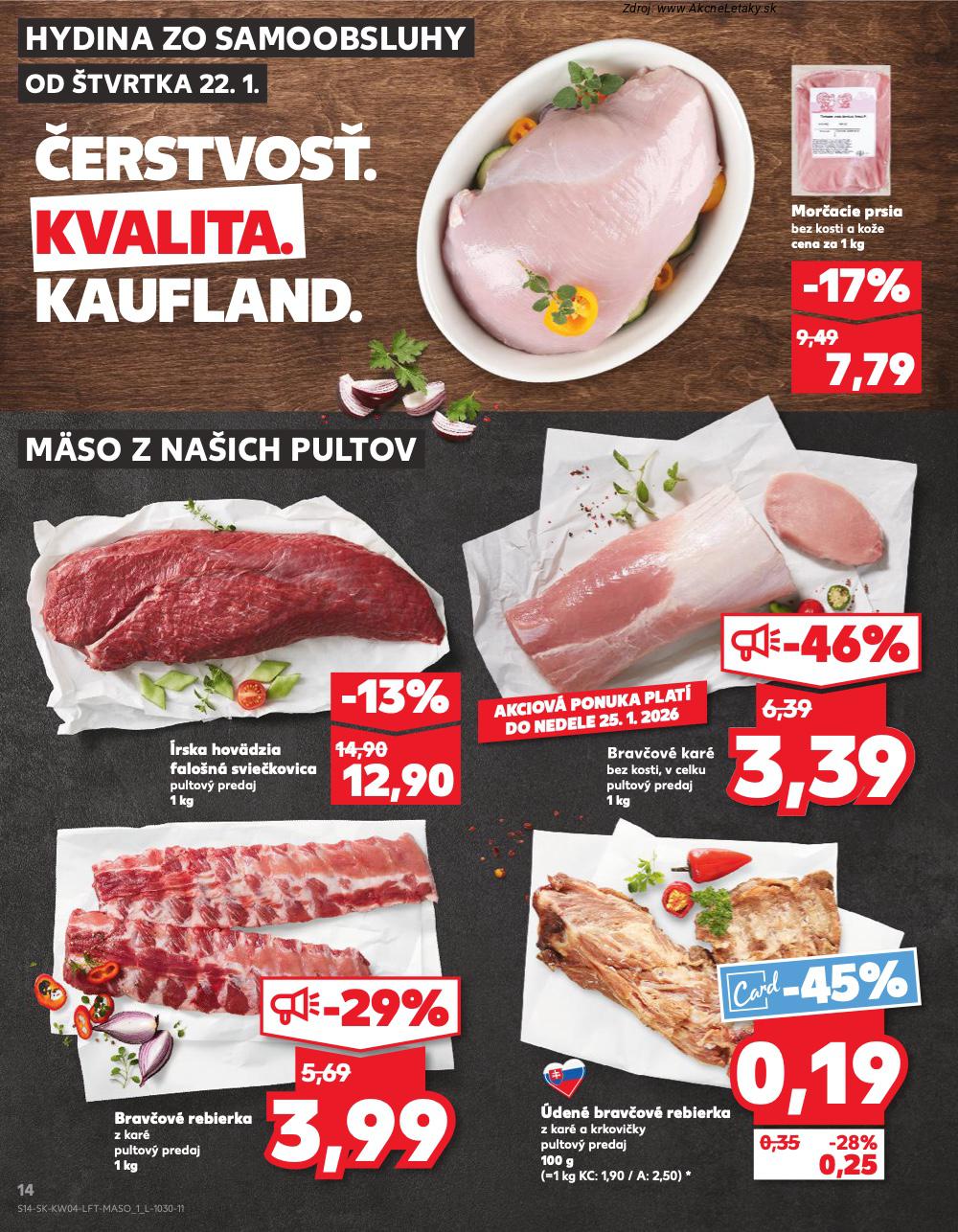 Leták Kaufland (22. 1. - 28. 1. 2026) - strana 14 z 78