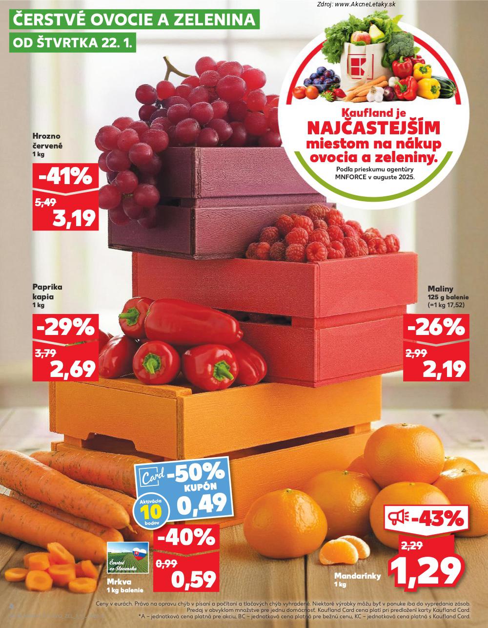 Leták Kaufland (22. 1. - 28. 1. 2026) - strana 4 z 78