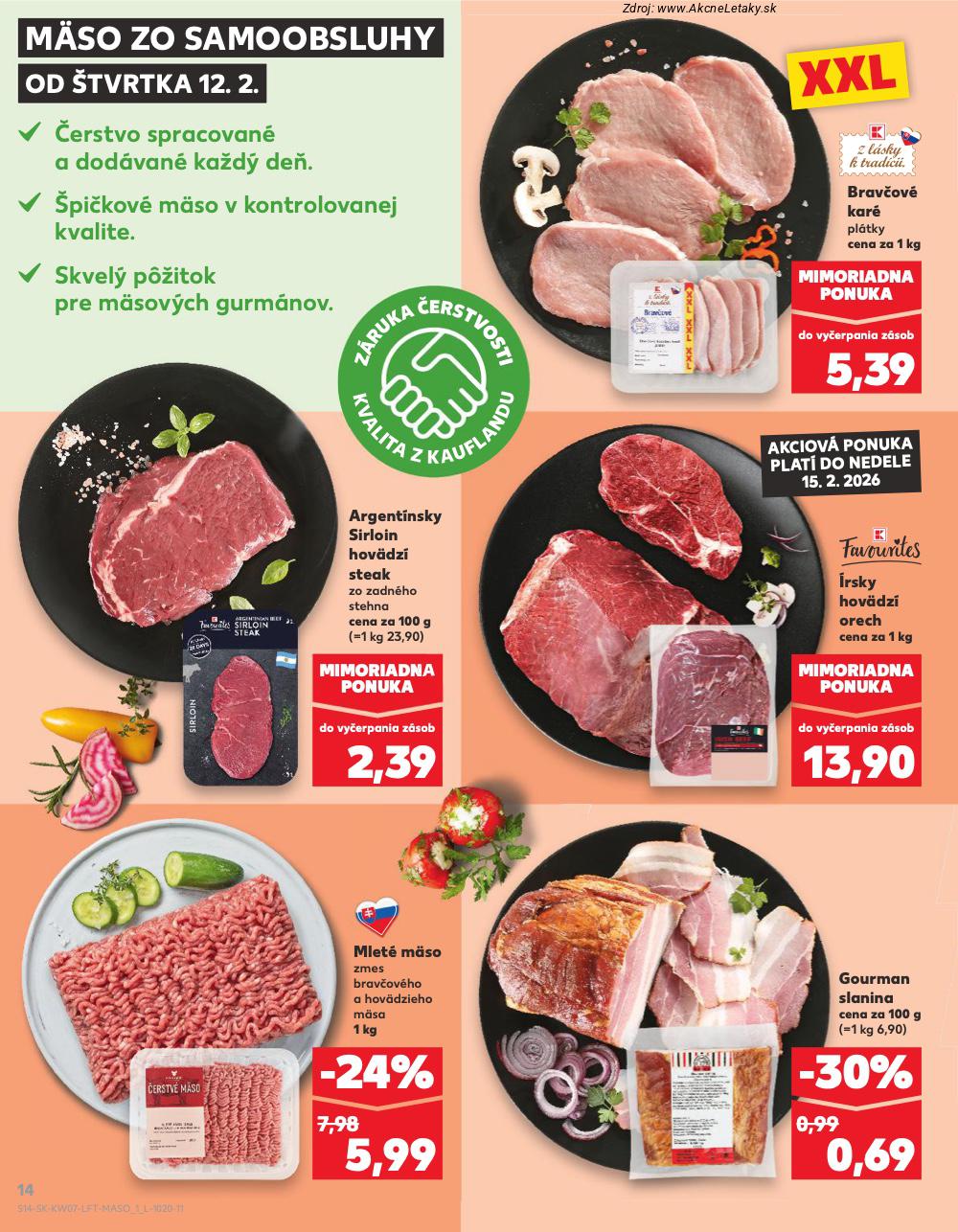 Leták Kaufland (12. 2. - 18. 2. 2026) - strana 14 z 76