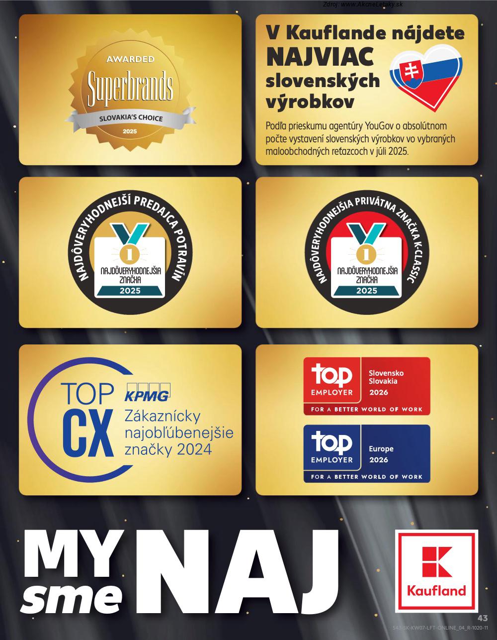 Leták Kaufland (12. 2. - 18. 2. 2026) - strana 43 z 76