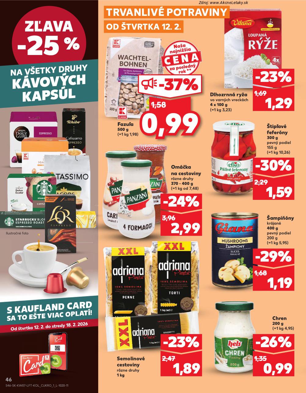 Leták Kaufland (12. 2. - 18. 2. 2026) - strana 46 z 76