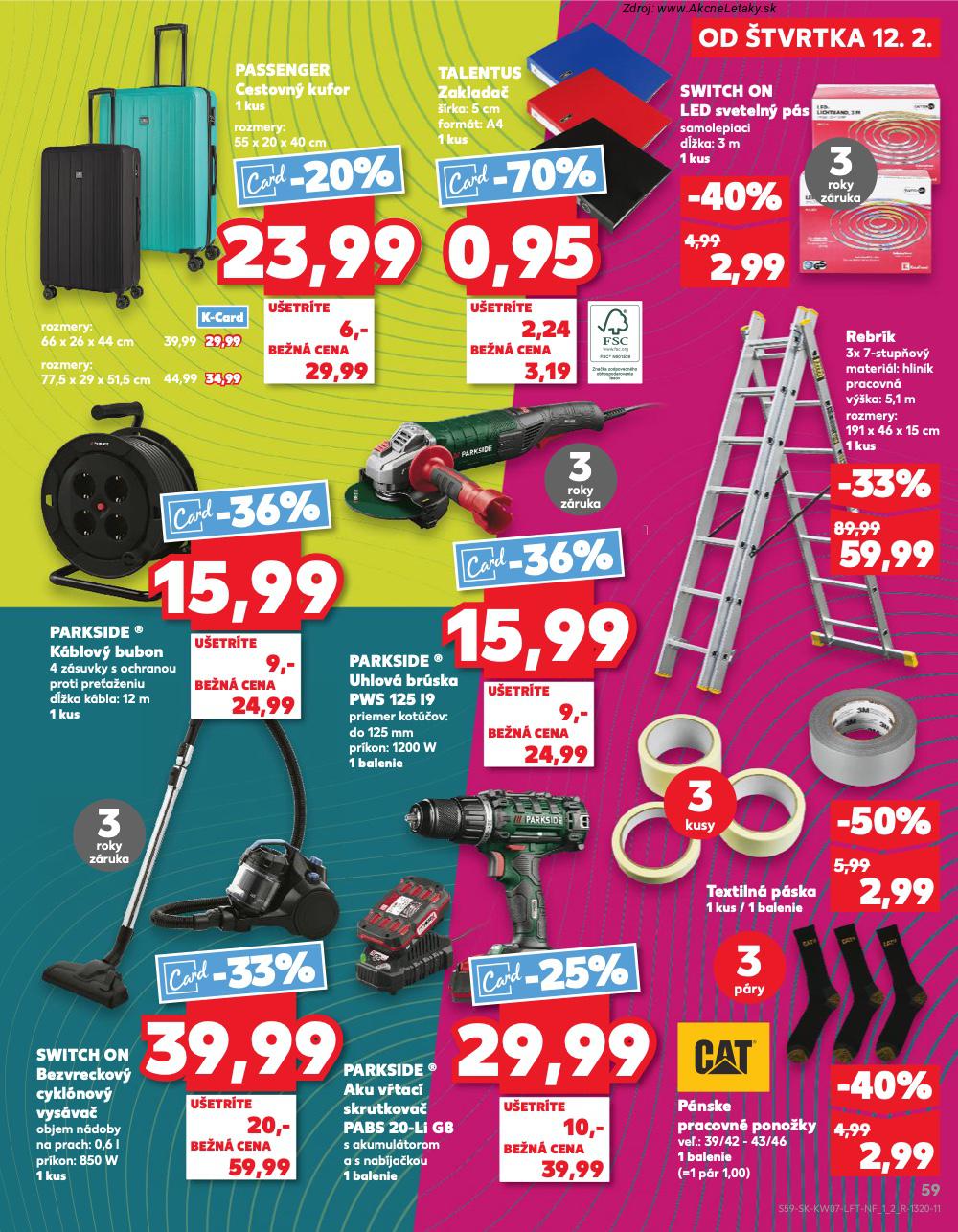 Leták Kaufland (12. 2. - 18. 2. 2026) - strana 59 z 76