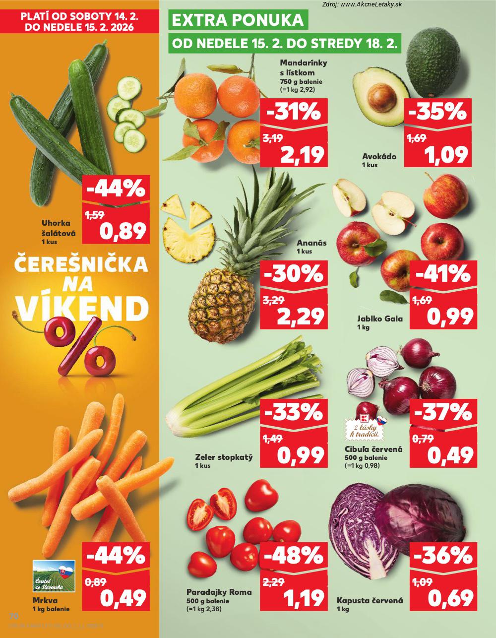 Leták Kaufland (12. 2. - 18. 2. 2026) - strana 70 z 76