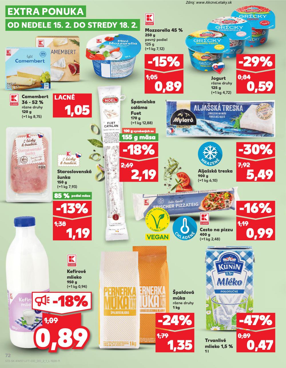 Leták Kaufland (12. 2. - 18. 2. 2026) - strana 72 z 76