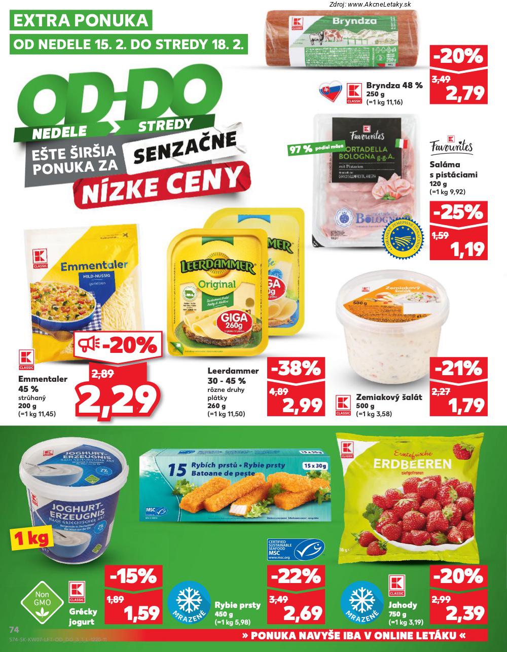 Leták Kaufland (12. 2. - 18. 2. 2026) - strana 74 z 76