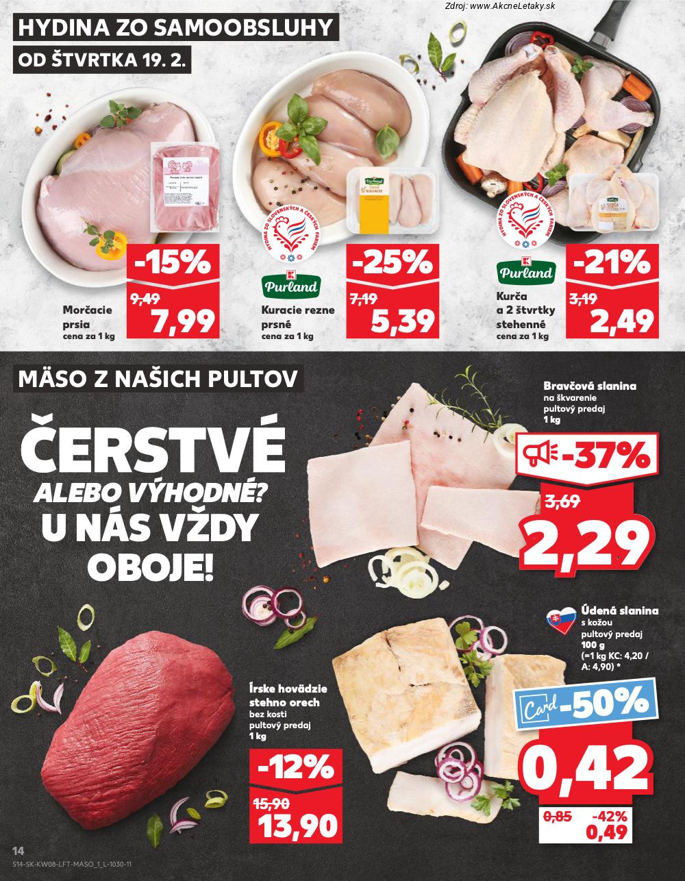 Leták Kaufland (19. 2. - 25. 2. 2026) - strana 14 z 78
