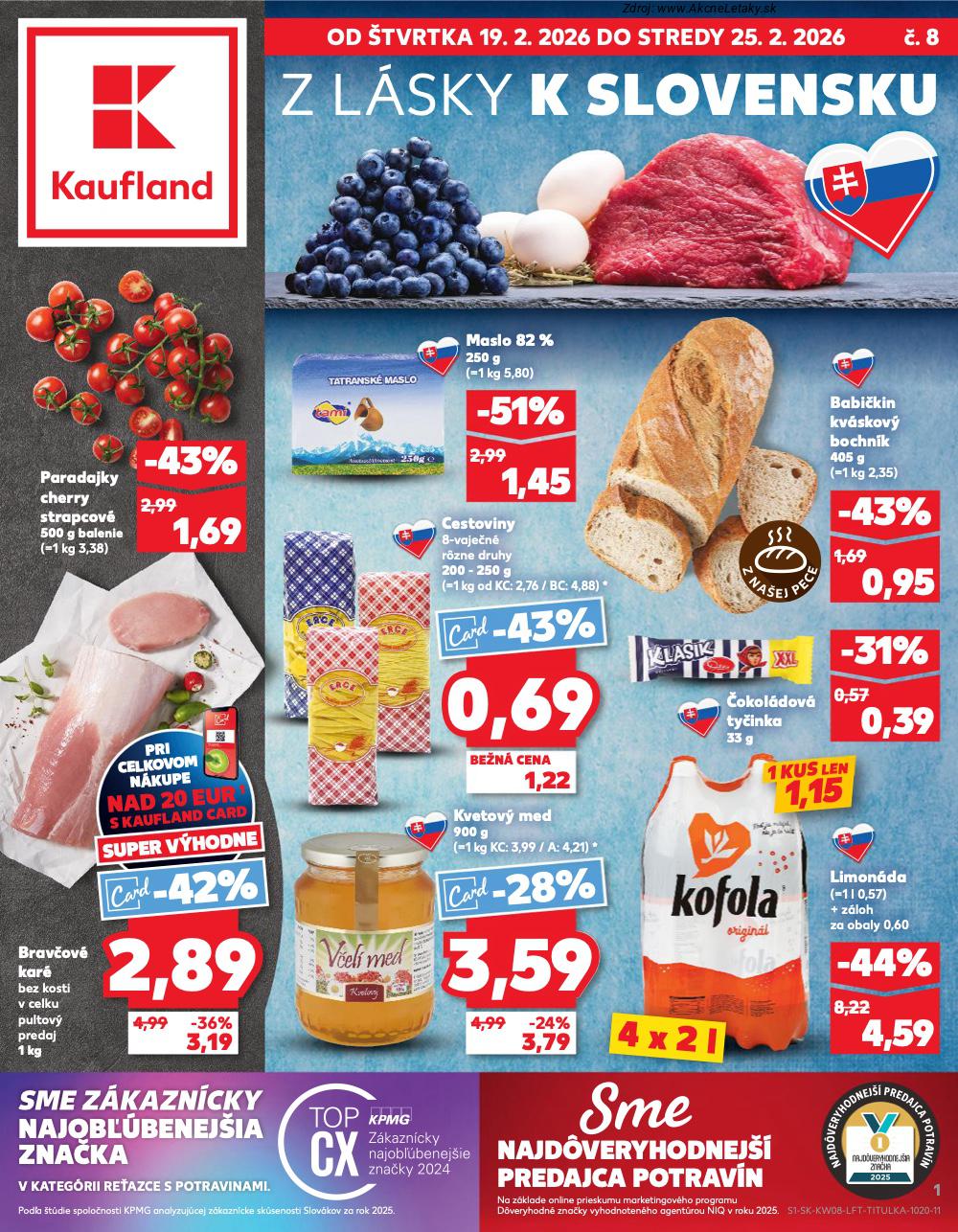 Leták Kaufland (19. 2. - 25. 2. 2026) - strana 1 z 78