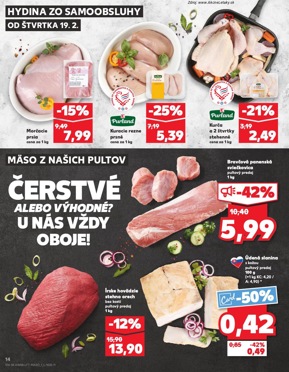 Leták Kaufland (19. 2. - 25. 2. 2026) - strana 14 z 78
