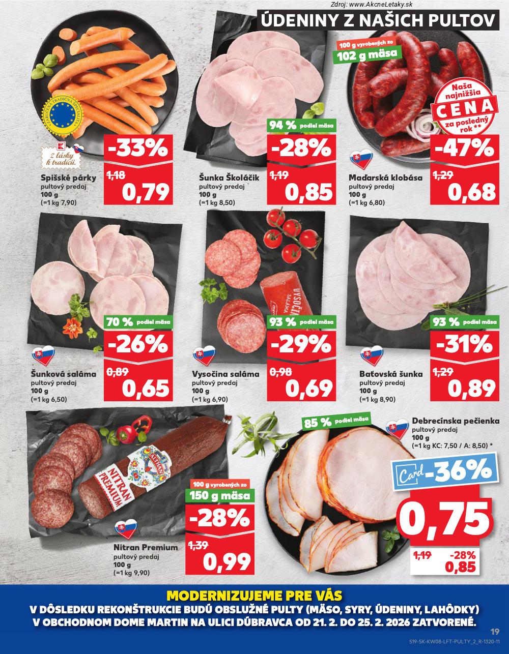 Leták Kaufland (19. 2. - 25. 2. 2026) - strana 19 z 78