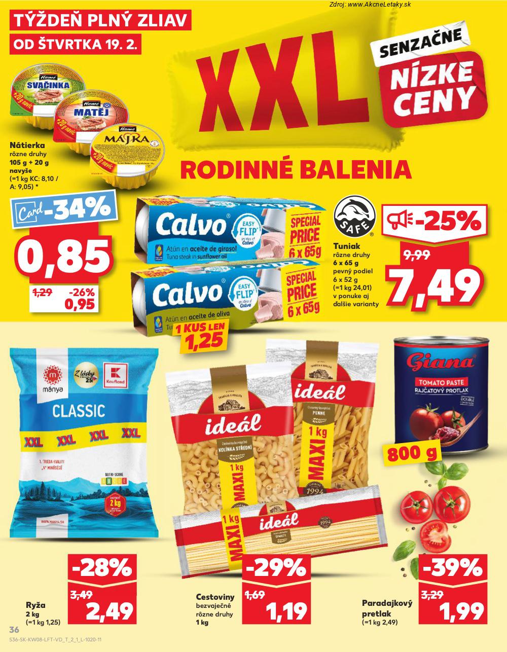 Leták Kaufland (19. 2. - 25. 2. 2026) - strana 36 z 78