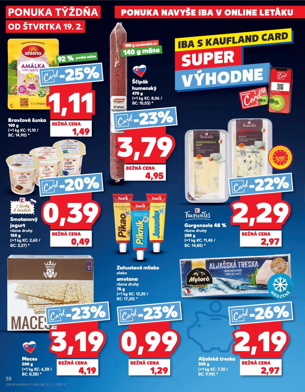 Leták Kaufland (19. 2. - 25. 2. 2026) - strana 38 z 78