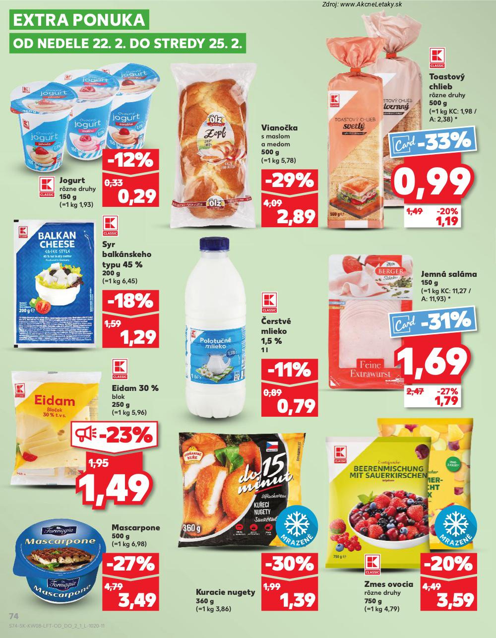 Leták Kaufland (19. 2. - 25. 2. 2026) - strana 74 z 78