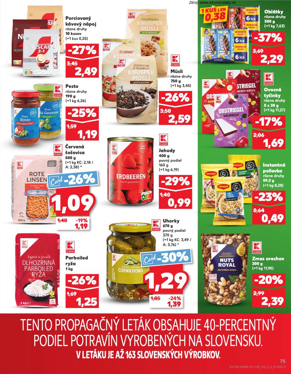 Leták Kaufland (19. 2. - 25. 2. 2026) - strana 75 z 78