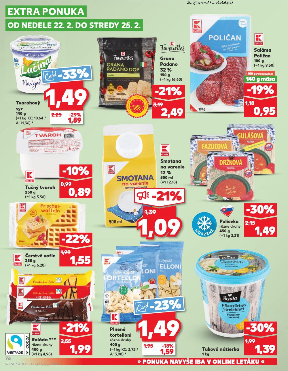 Leták Kaufland (19. 2. - 25. 2. 2026) - strana 76 z 78