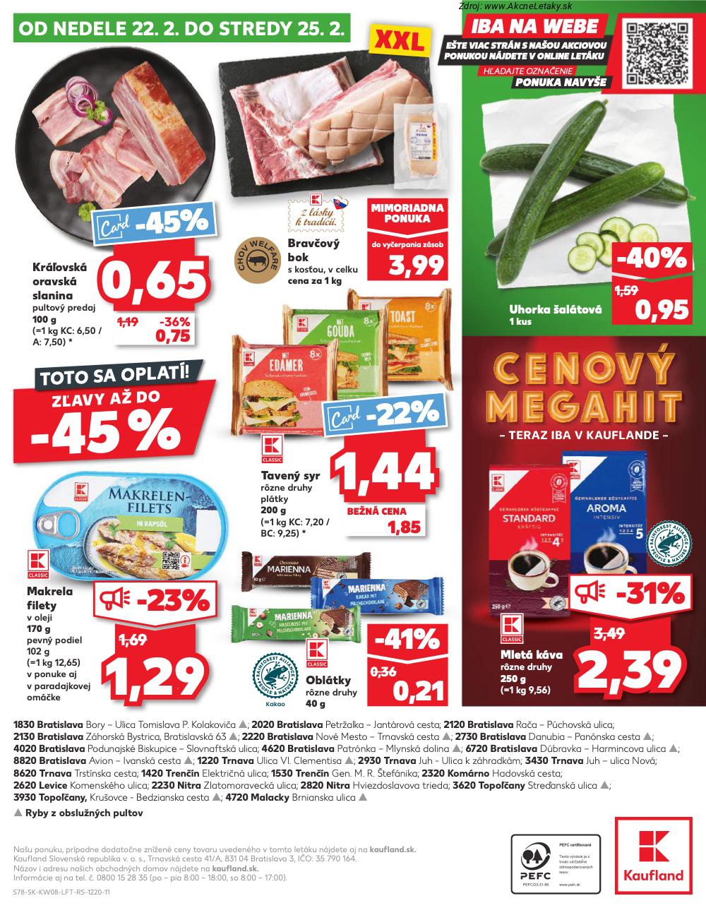 Leták Kaufland (19. 2. - 25. 2. 2026) - strana 78 z 78
