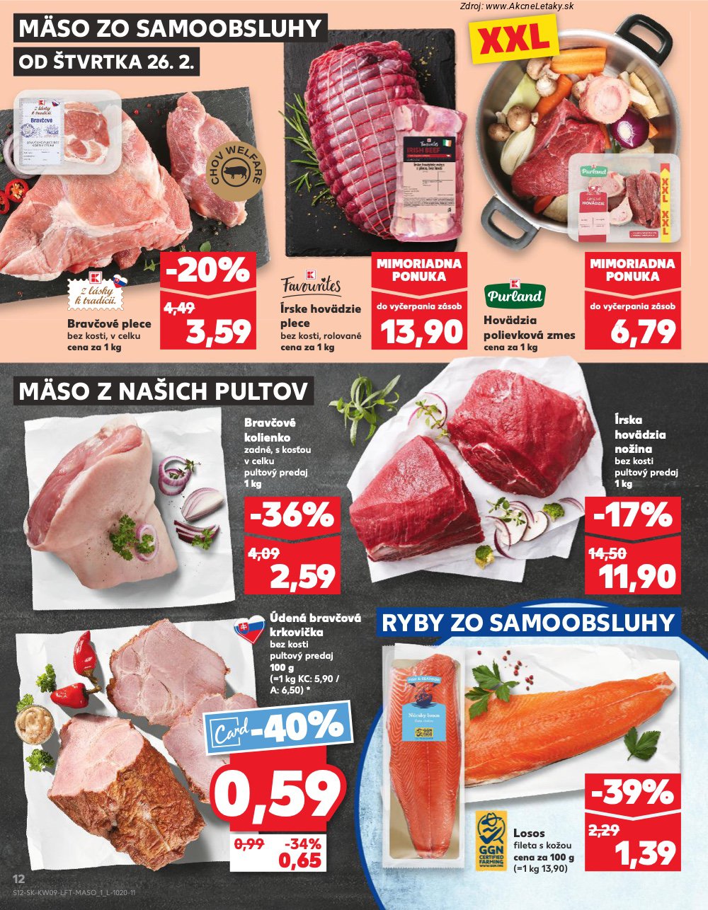 Leták Kaufland (26. 2. - 4. 3. 2026) - strana 12 z 72