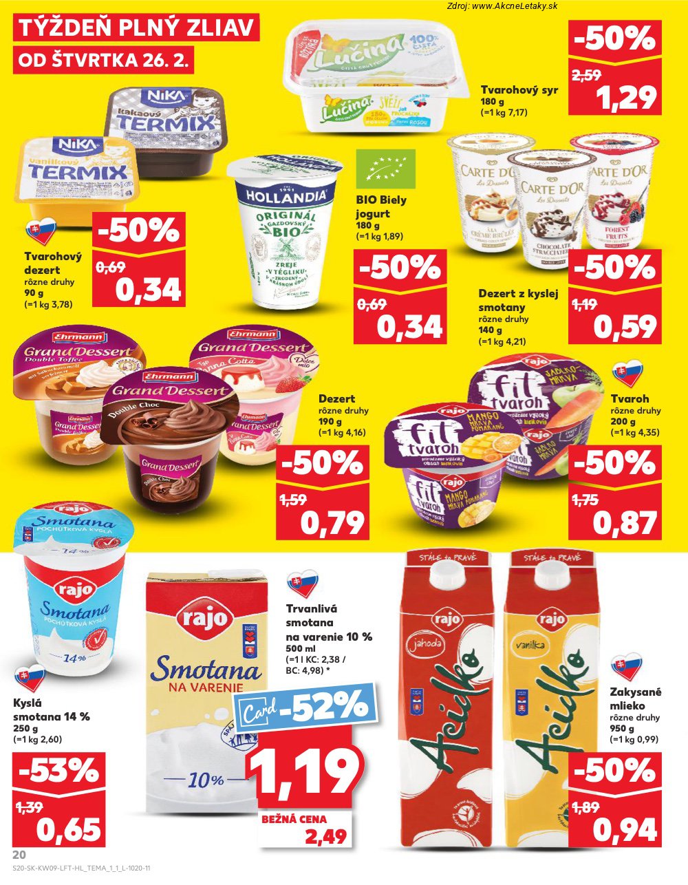 Leták Kaufland (26. 2. - 4. 3. 2026) - strana 20 z 72