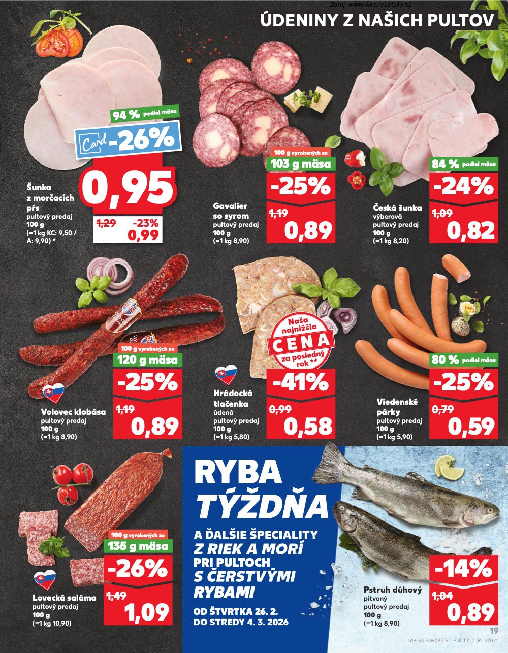 Leták Kaufland (26. 2. - 4. 3. 2026) - strana 19 z 72