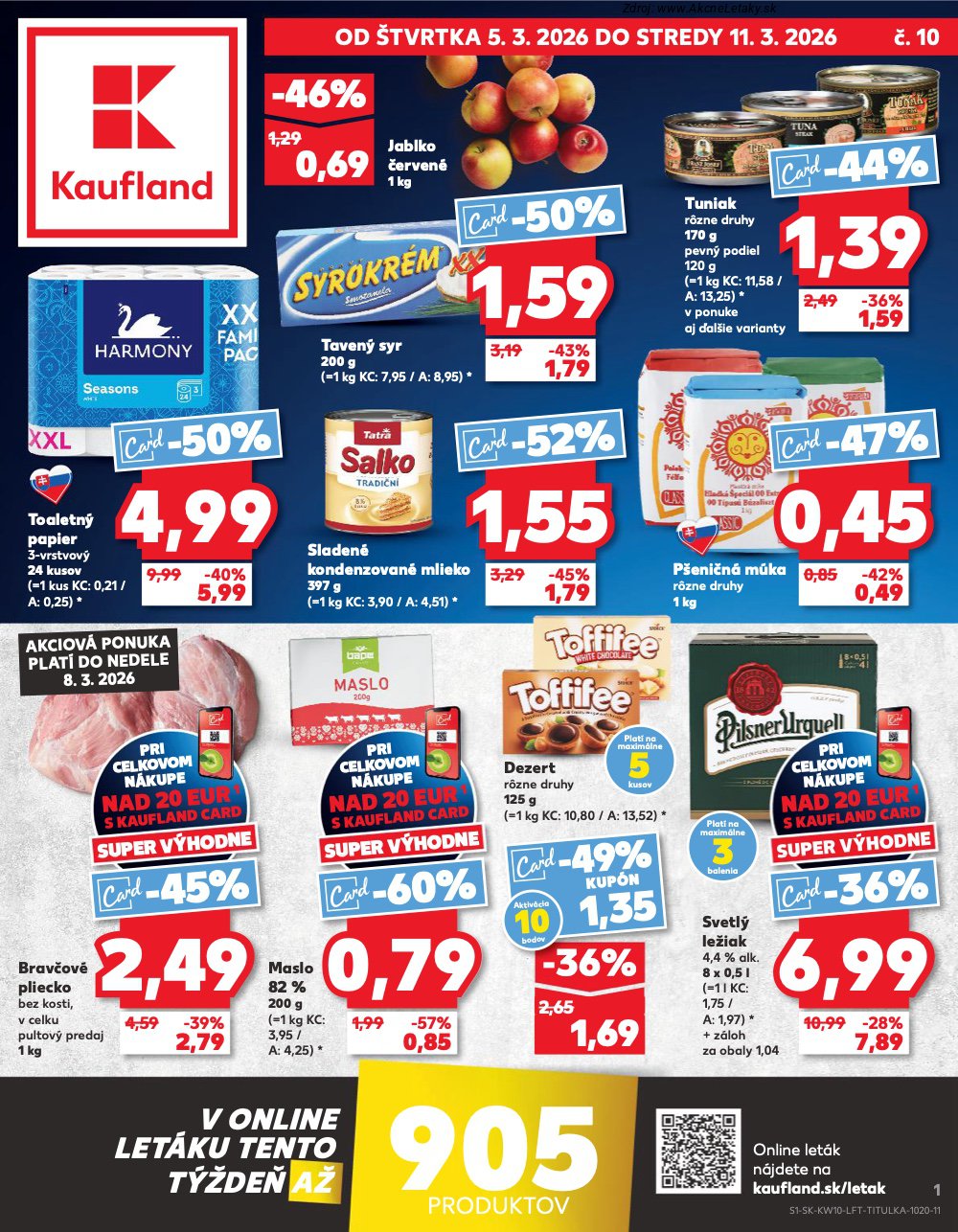 Leták Kaufland (5. 3. - 11. 3. 2026) - strana 1 z 78