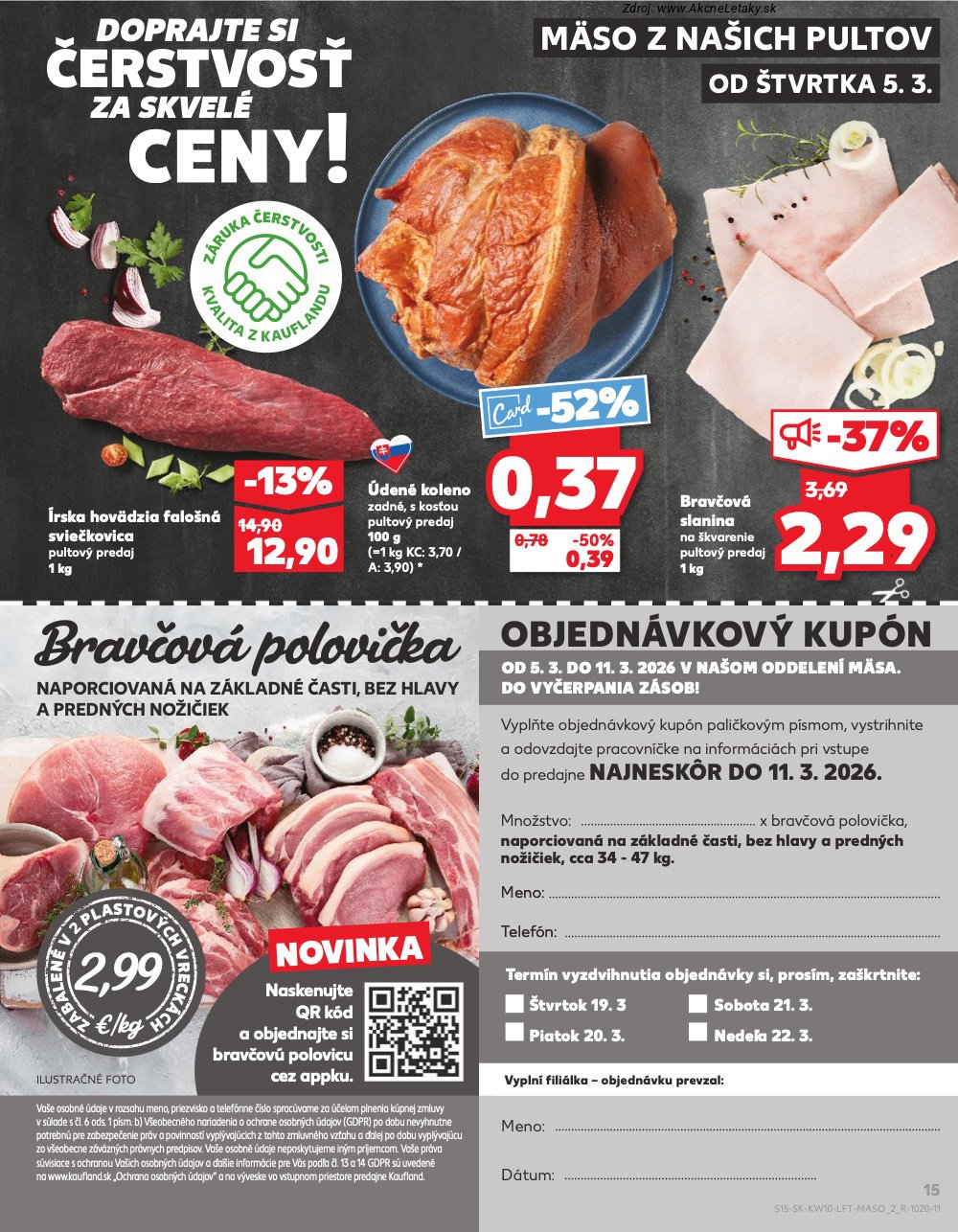 Leták Kaufland (5. 3. - 11. 3. 2026) - strana 15 z 78