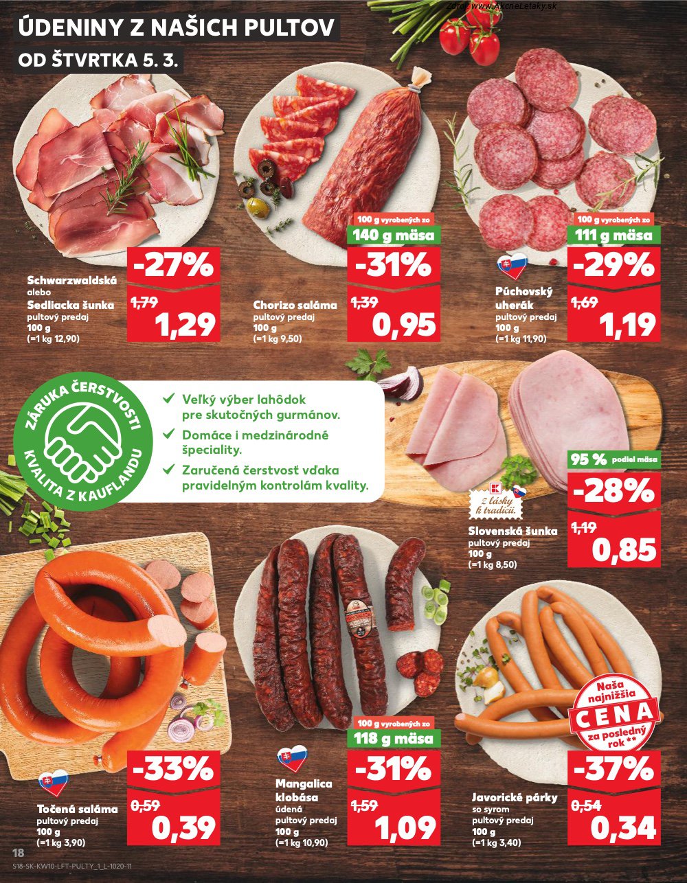 Leták Kaufland (5. 3. - 11. 3. 2026) - strana 18 z 78